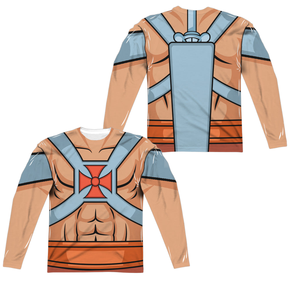 Masters of the Universe He Man Costumes (Front/Back Print) - Men's All-Over Print Long Sleeve Men's All-Over Print Long Sleeve Masters of the Universe