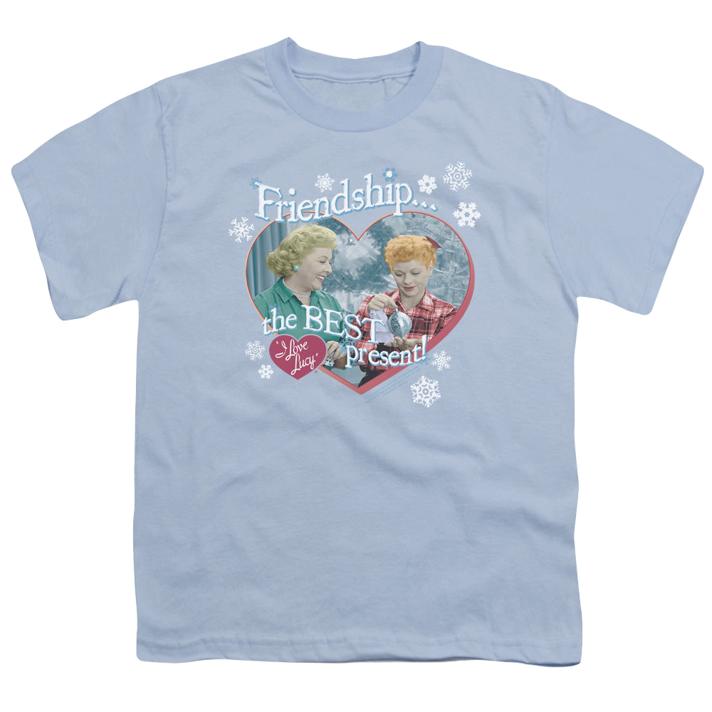 I Love Lucy The Best Present - Youth T-Shirt Youth T-Shirt (Ages 8-12) I Love Lucy