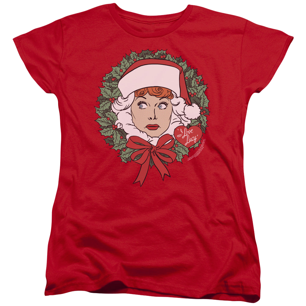 I Love Lucy Wreath - Women's T-Shirt Women's T-Shirt I Love Lucy