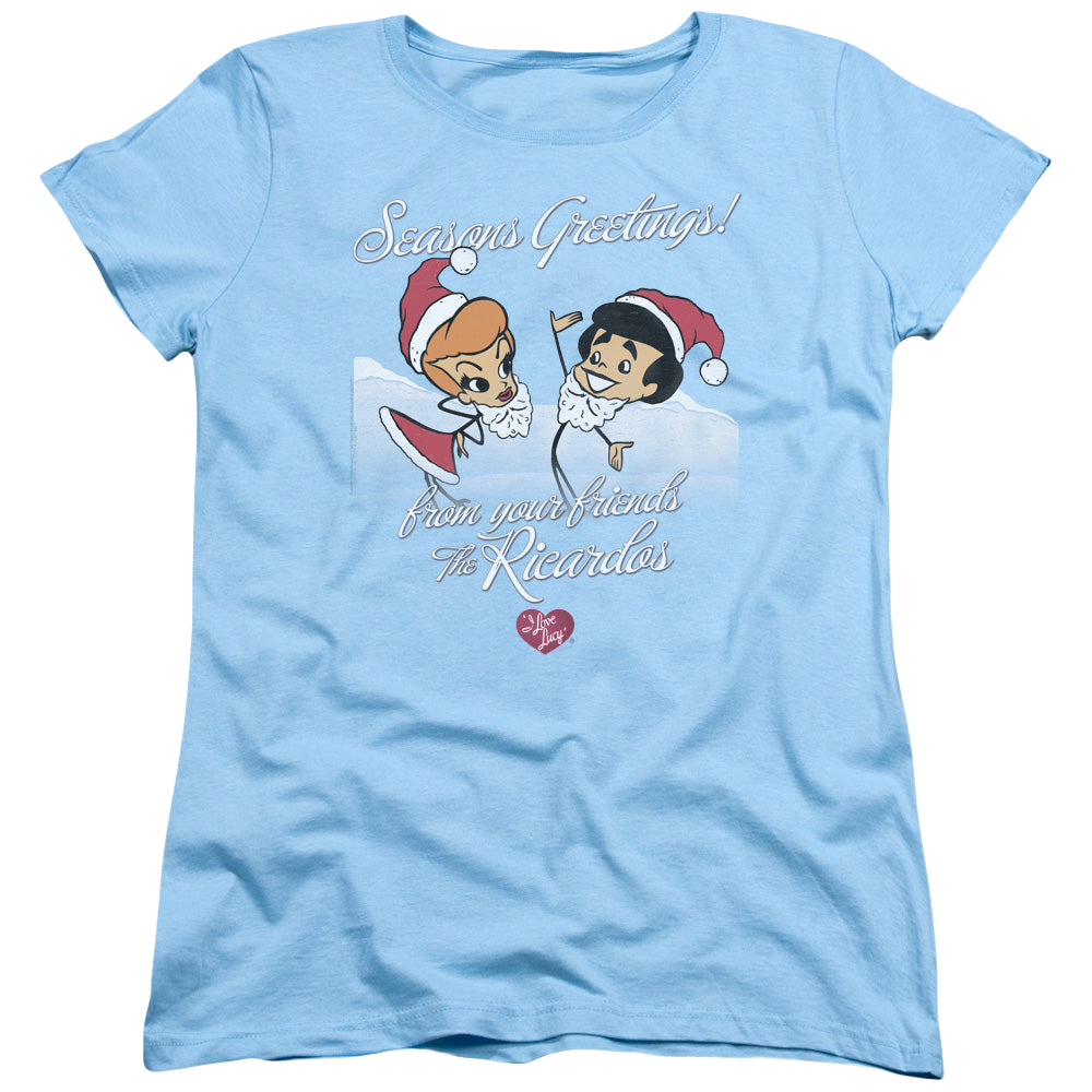 I Love Lucy Animated Christmas - Women's T-Shirt Women's T-Shirt I Love Lucy