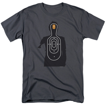Charcoal men's regular fit t-shirt with Zombies Zombie Target graphic