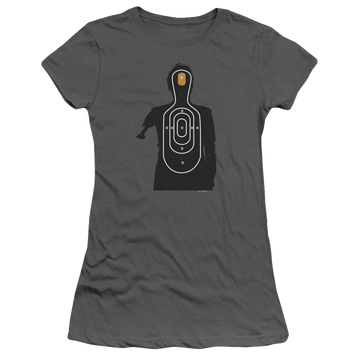 Charcoal juniors t-shirt with Zombies Zombie Target graphic