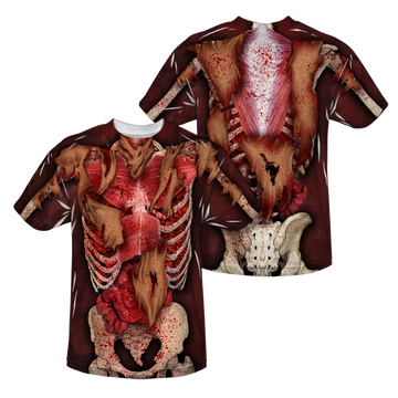 Zombies Skinny men's all-over print t-shirt
