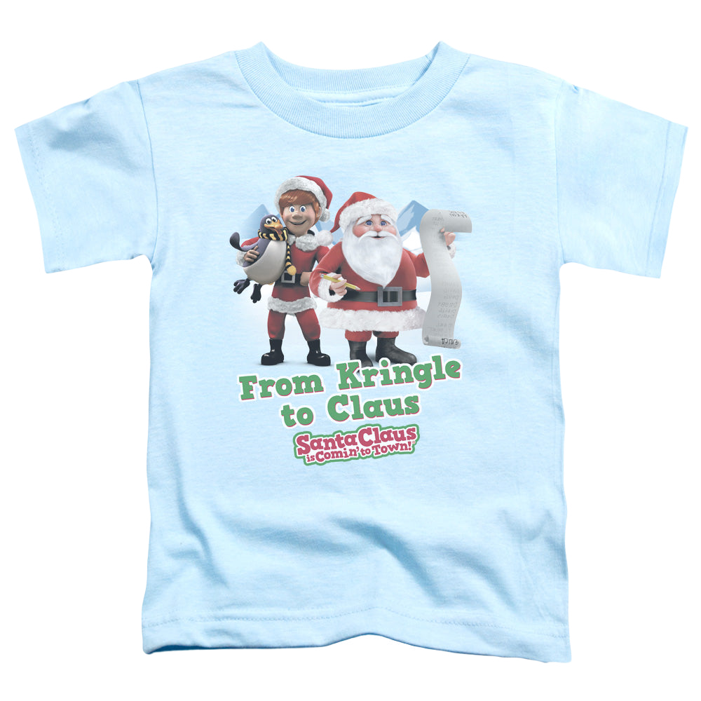 Santa Claus is Comin' to Town Kringle To Claus - Kid's T-Shirt Kid's T-Shirt (Ages 4-7) Santa Claus is Comin' to Town