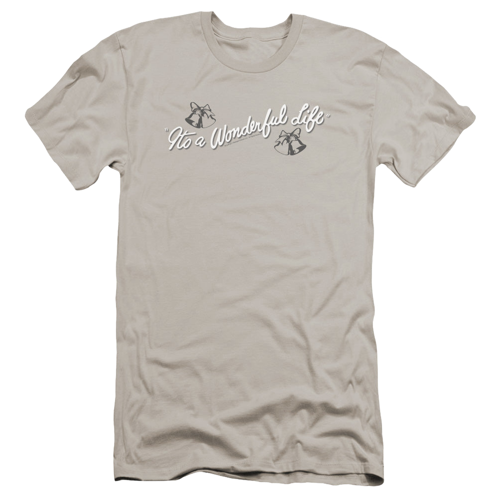 It's a Wonderful Life Logo - Men's Premium Slim Fit T-Shirt Men's Premium Slim Fit T-Shirt It's a Wonderful Life