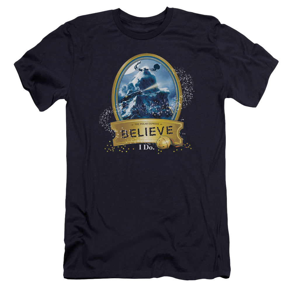 Polar Express True Believer - Men's Premium Slim Fit T-Shirt Men's Premium Slim Fit T-Shirt Polar Express