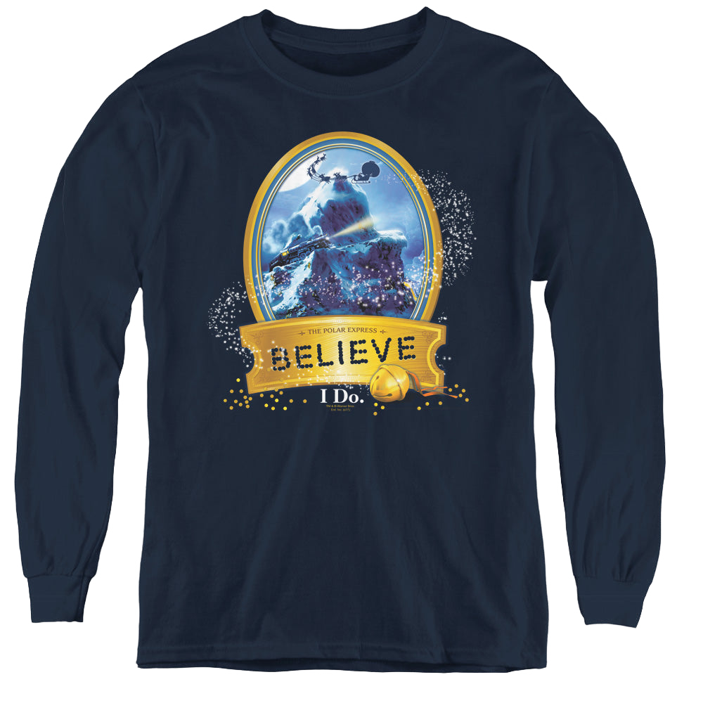 Polar Express True Believer - Youth Long Sleeve T-Shirt Youth Long Sleeve T-Shirt Polar Express