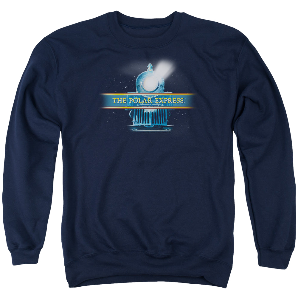 Polar Express Rain Logo - Men's Crewneck Sweatshirt Men's Crewneck Sweatshirt Polar Express
