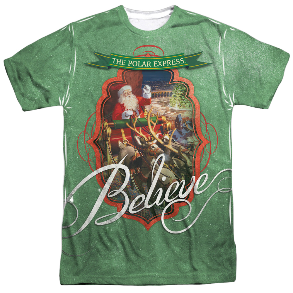 Polar Express Santa - Men's All-Over Print T-Shirt Men's All-Over Print T-Shirt Polar Express