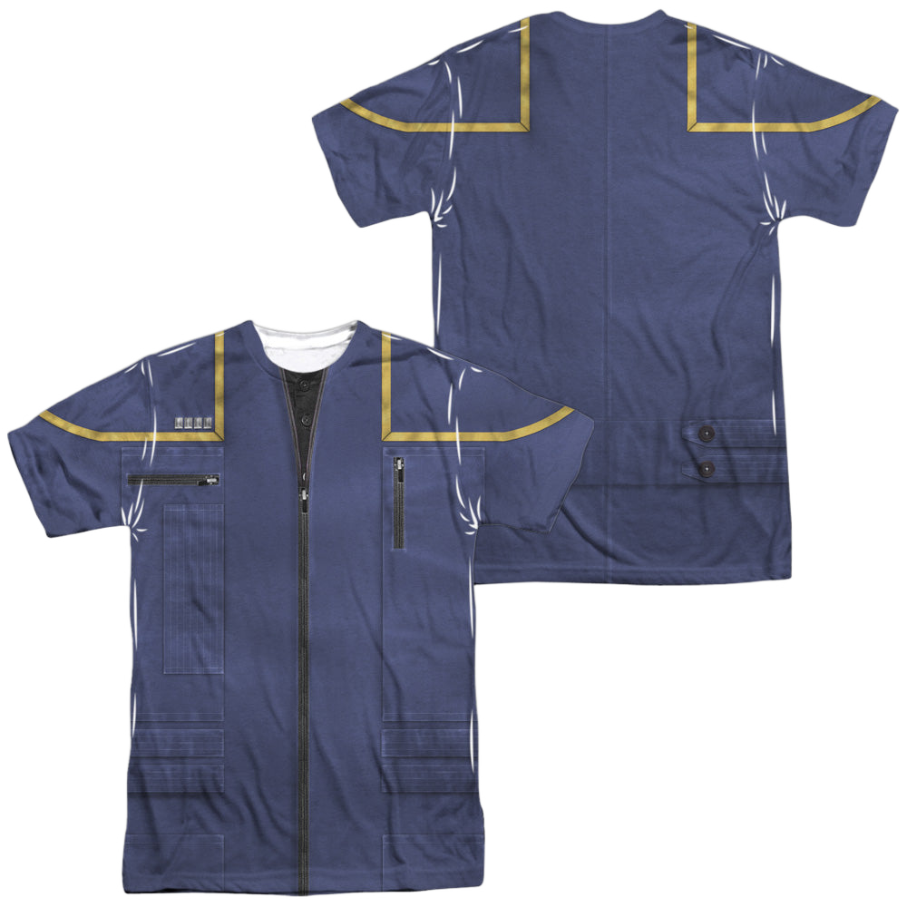 Star Trek Enterprise Enterprise Command Uniform (Front/Back Print) - Men's All-Over Print T-Shirt Men's All-Over Print T-Shirt Star Trek