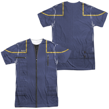 Star Trek Enterprise Command Uniform men's all-over print t-shirt