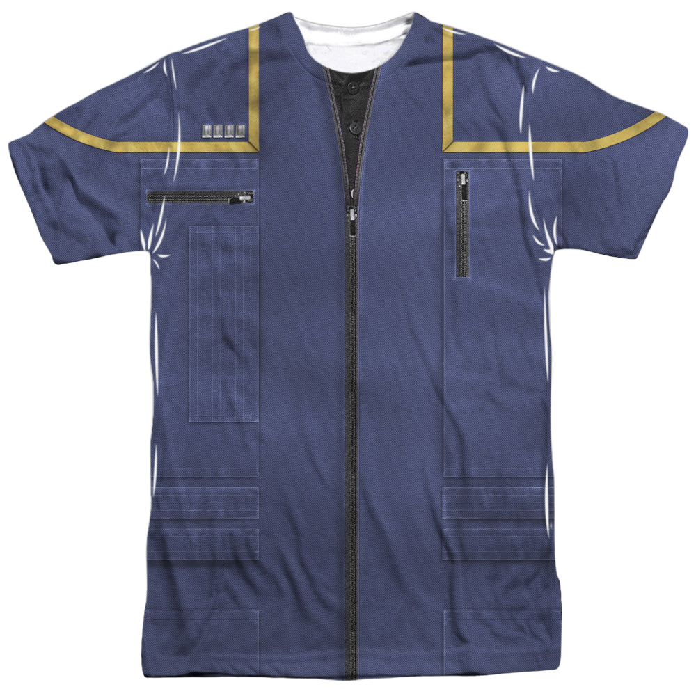 Star Trek Enterprise Enterprise Command Uniform - Men's All-Over Print T-Shirt Men's All-Over Print T-Shirt Star Trek