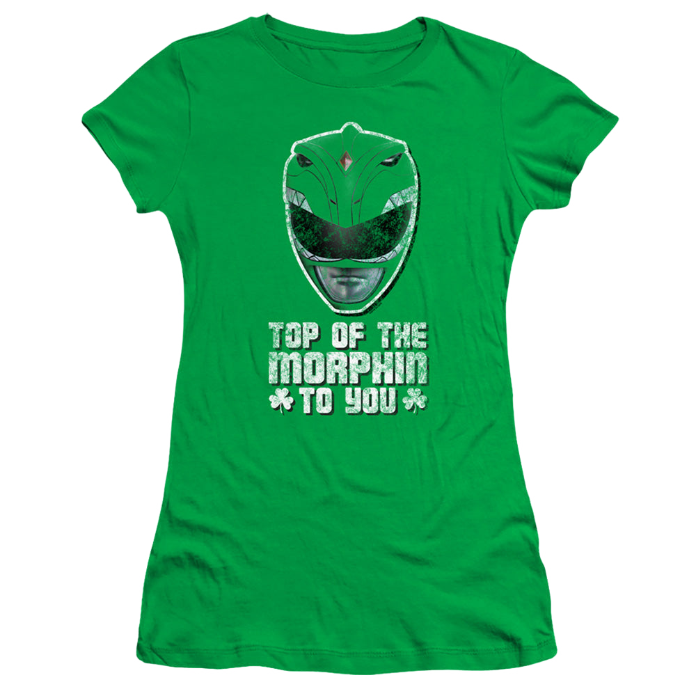 Mighty Morphin Power Rangers Top Of The Morphin To You - Juniors T-Shirt Juniors T-Shirt Power Rangers