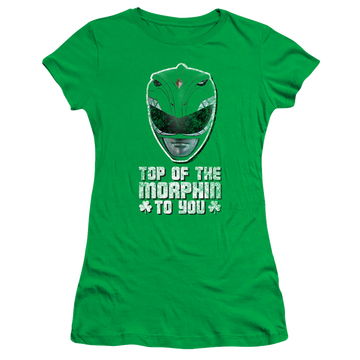 Mighty Morphin Power Rangers Top Of The Morphin To You - Juniors T-Shirt Juniors T-Shirt Power Rangers