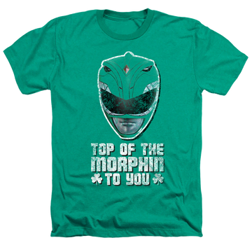 Mighty Morphin Power Rangers Top Of The Morphin To You - Men's Heather T-Shirt Men's Heather T-Shirt Power Rangers