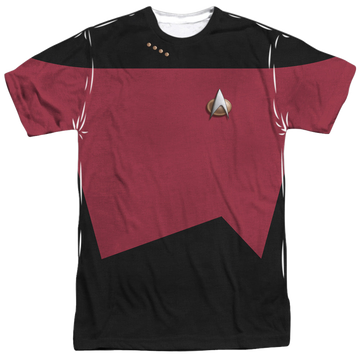 Star Trek The Next Generation Tng Command Uniform men's all-over print t-shirt