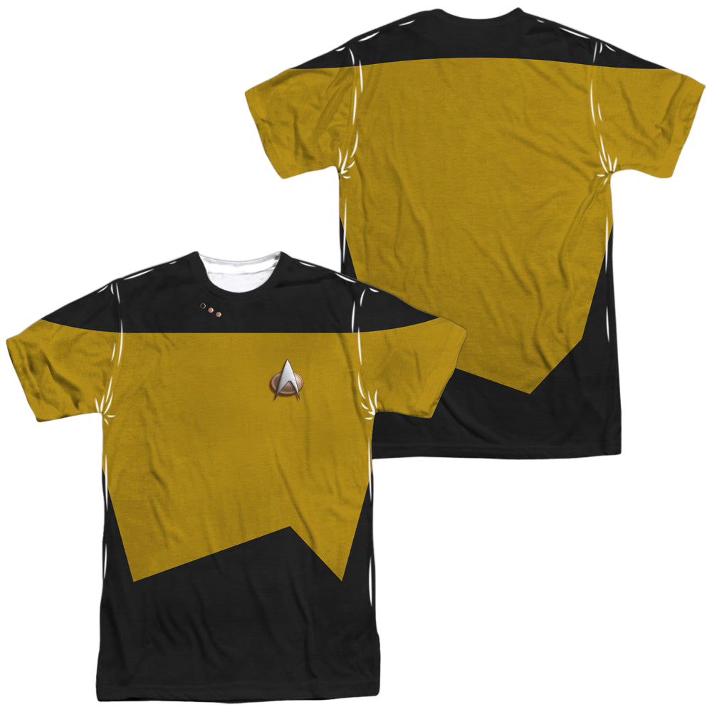 Star Trek The Next Generation Tng Engineering Uniform (Front/Back Print) - Men's All-Over Print T-Shirt Men's All-Over Print T-Shirt Star Trek