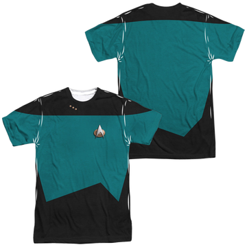 Star Trek The Next Generation Tng Science Uniform men's all-over print t-shirt