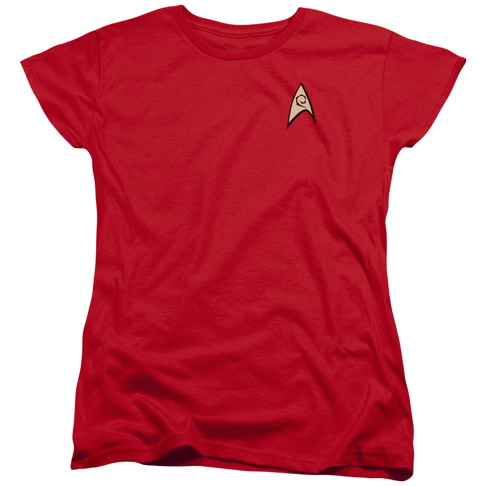 Star Trek The Original Series Engineering Uniform - Women's T-Shirt Women's T-Shirt Star Trek