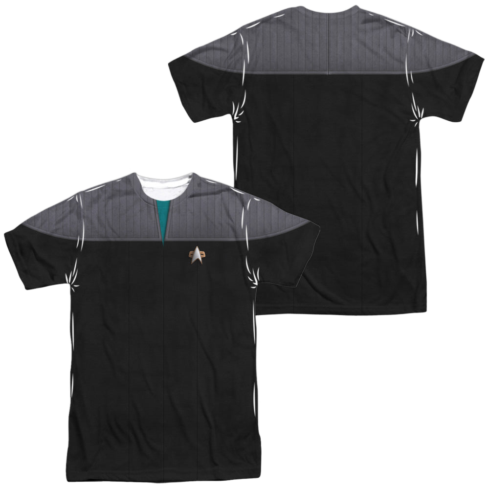 Star Trek The Next Generation Tng Movie Science Uniform (Front/Back Print) - Men's All-Over Print T-Shirt Men's All-Over Print T-Shirt Star Trek