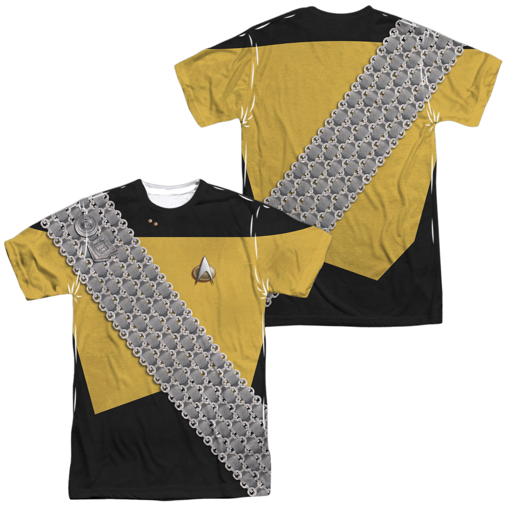 Star Trek The Next Generation Worf Uniform (Front/Back Print) - Men's All-Over Print T-Shirt Men's All-Over Print T-Shirt Star Trek