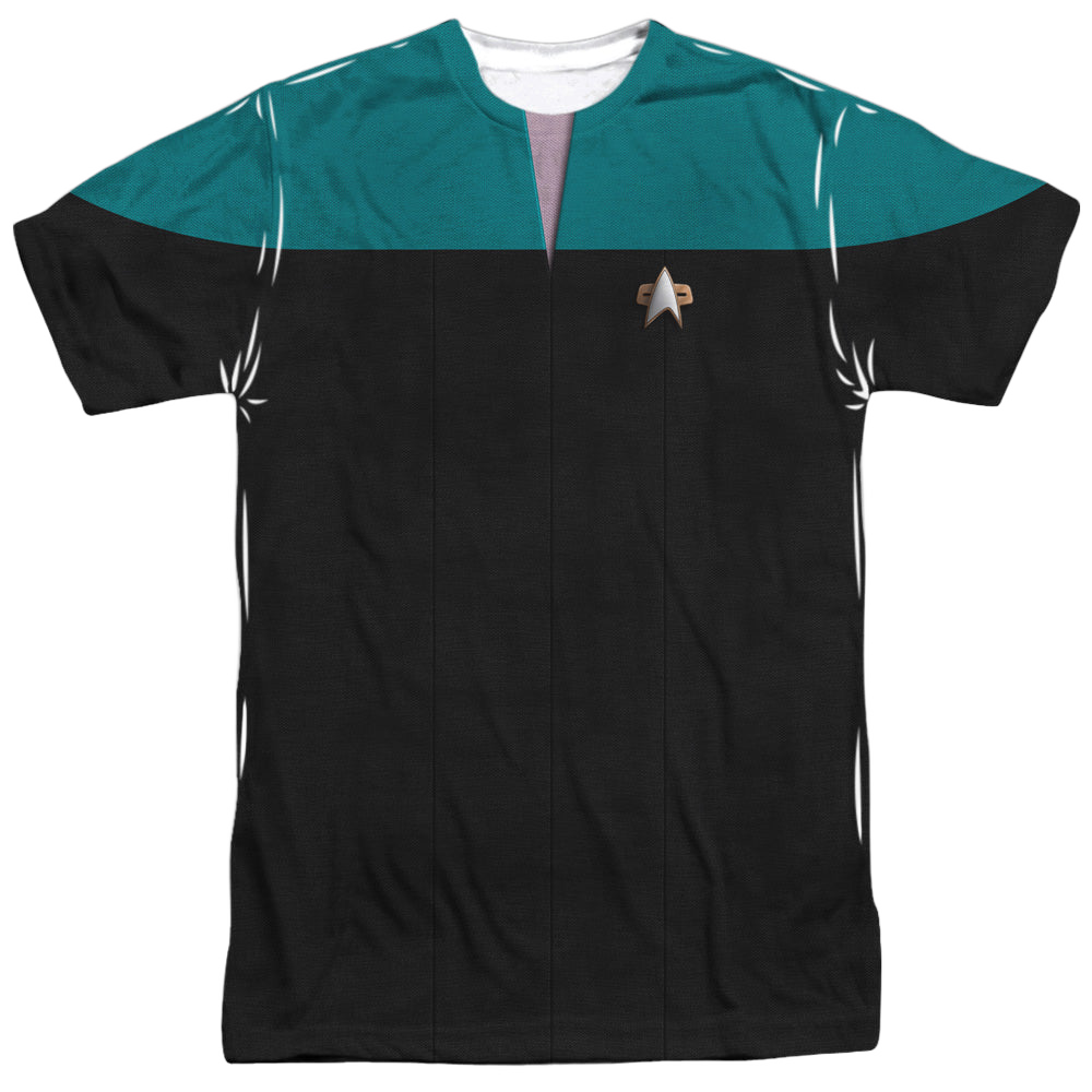 Star Trek Voyager Voyager Science Uniform - Men's All-Over Print T-Shirt Men's All-Over Print T-Shirt Star Trek