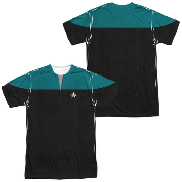 Star Trek Voyager Science Uniform men's all-over print t-shirt