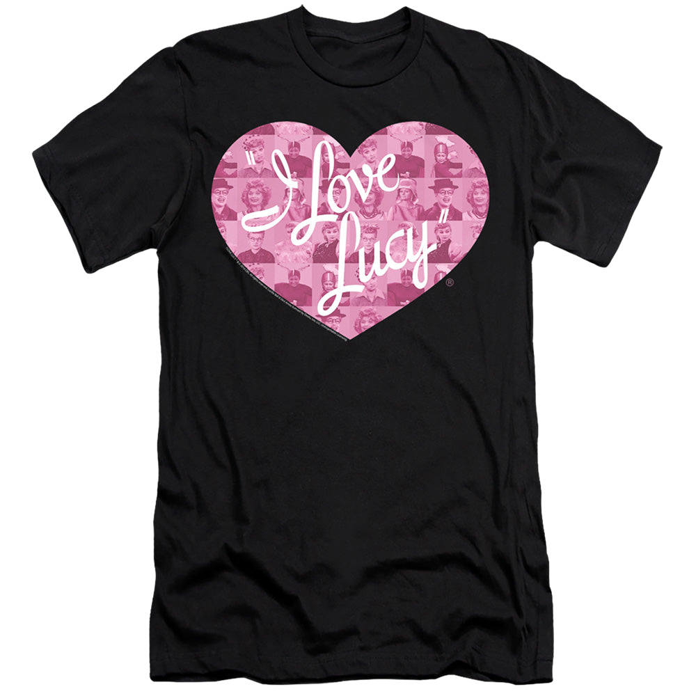 I Love Lucy Many Moods Logo - Men's Premium Slim Fit T-Shirt Men's Premium Slim Fit T-Shirt I Love Lucy