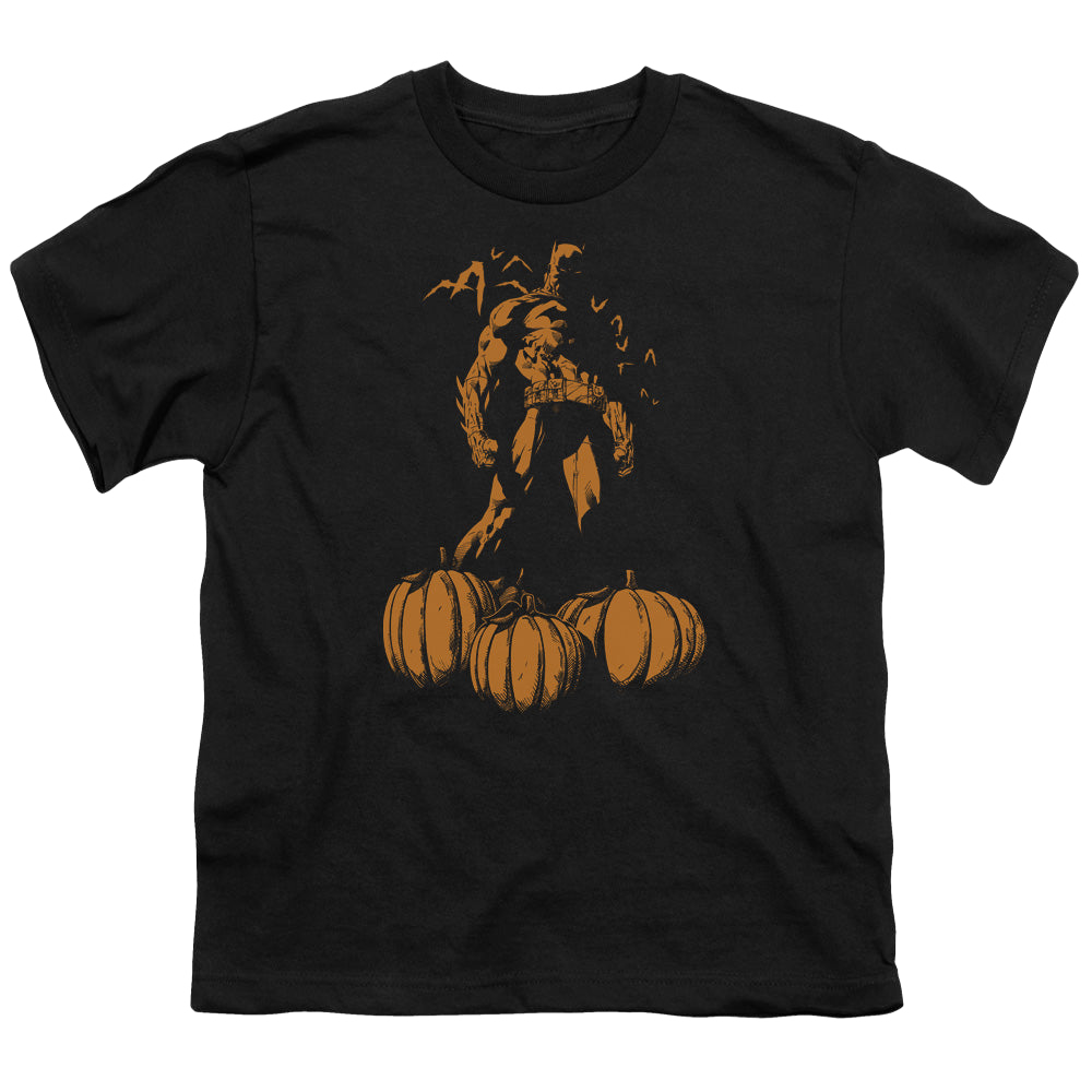 DC Batman A Bat Among Pumpkins - Youth T-Shirt Youth T-Shirt (Ages 8-12) DC Batman