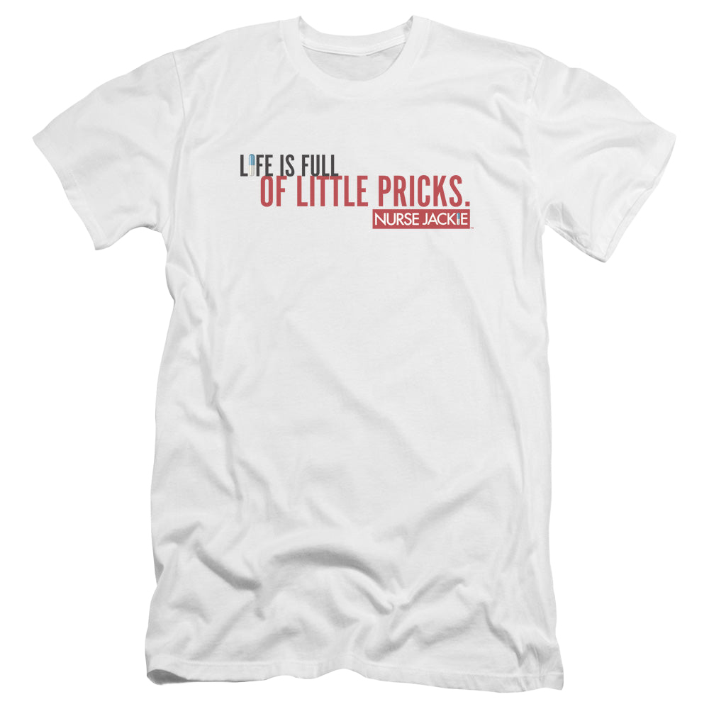 Nurse Jackie Life Is Full - Men's Premium Slim Fit T-Shirt Men's Premium Slim Fit T-Shirt Nurse Jackie