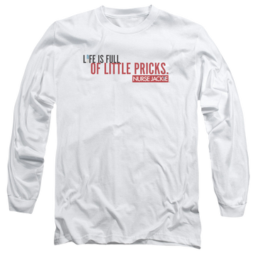 Nurse Jackie Life Is Full - Men's Long Sleeve T-Shirt Men's Long Sleeve T-Shirt Nurse Jackie
