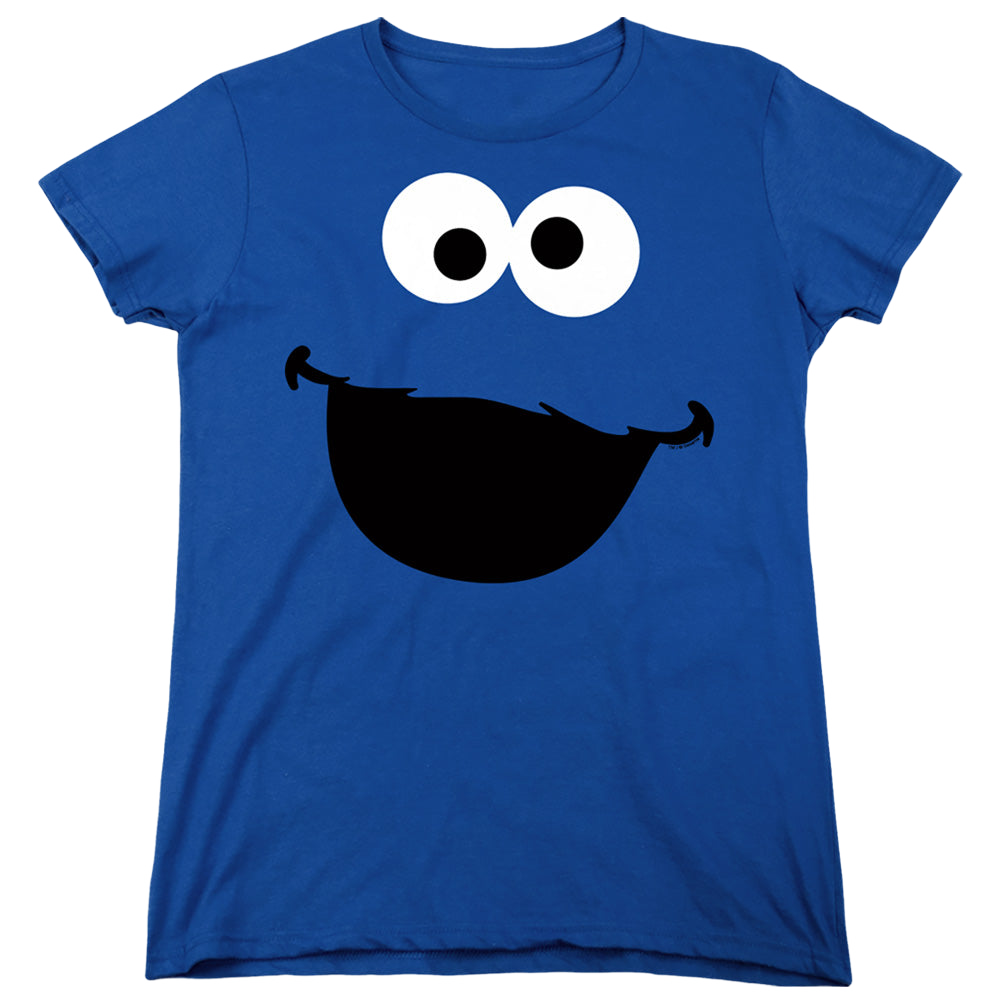 Sesame Street Cookie Monster Face - Women's T-Shirt