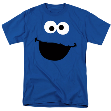 Sesame Street Cookie Monster Face - Men's Regular Fit T-Shirt