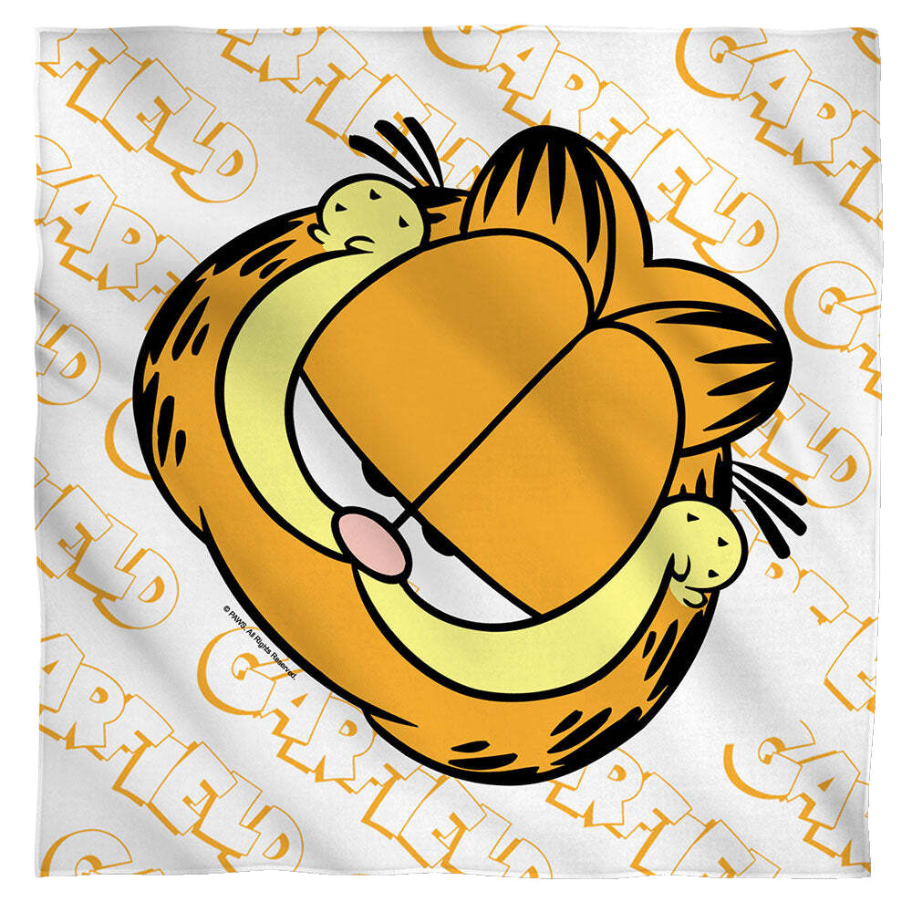 Garfield Name Repeat - Bandana Bandanas Garfield