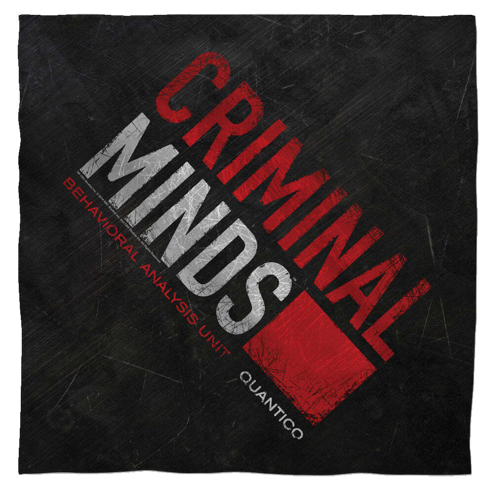 Criminal Minds Logo - Bandana Bandanas Criminal Minds