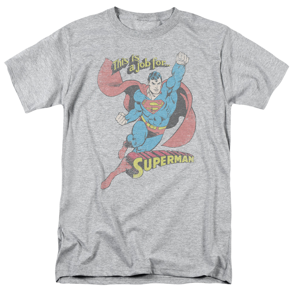 Superman On The Job - Men's Regular Fit T-Shirt Men's Regular Fit T-Shirt Superman