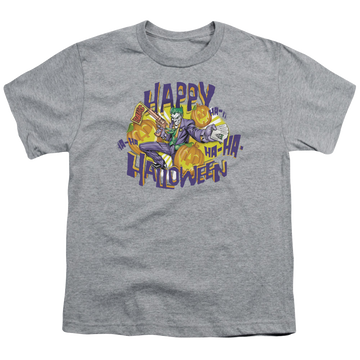 DC Batman Ha Ha Halloween - Youth T-Shirt Youth T-Shirt (Ages 8-12) Batman