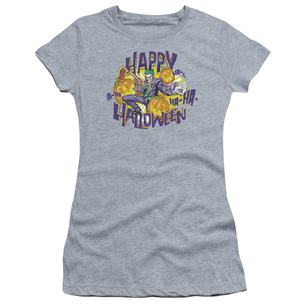 DC Batman Ha Ha Halloween - Juniors T-Shirt Juniors T-Shirt Batman