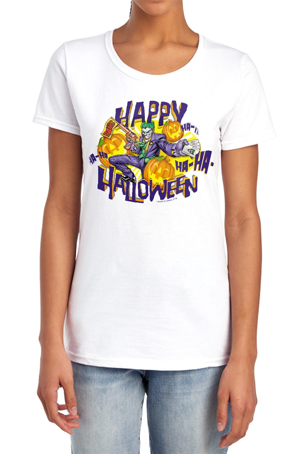DC Batman Ha Ha Halloween - Women's T-Shirt Women's T-Shirt Batman