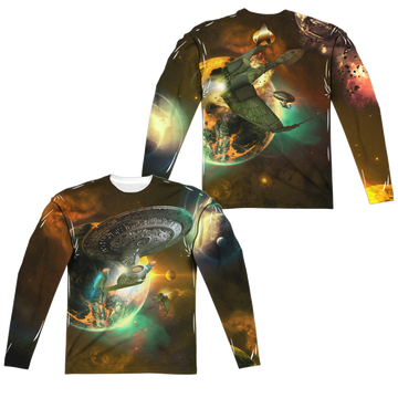 Star Trek The Next Generation Battle Ships men's all-over print long sleeve