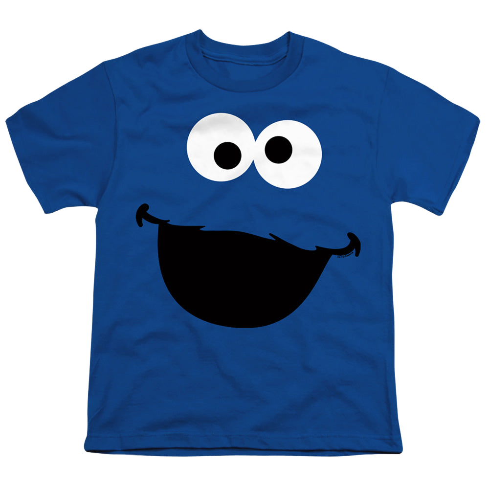 Sesame Street Cookie Monster Face - Youth T-Shirt Youth T-Shirt (Ages 8-12) Sesame Street
