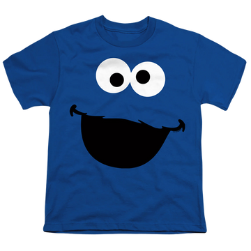 Sesame Street Cookie Monster Face - Youth T-Shirt Youth T-Shirt (Ages 8-12) Sesame Street