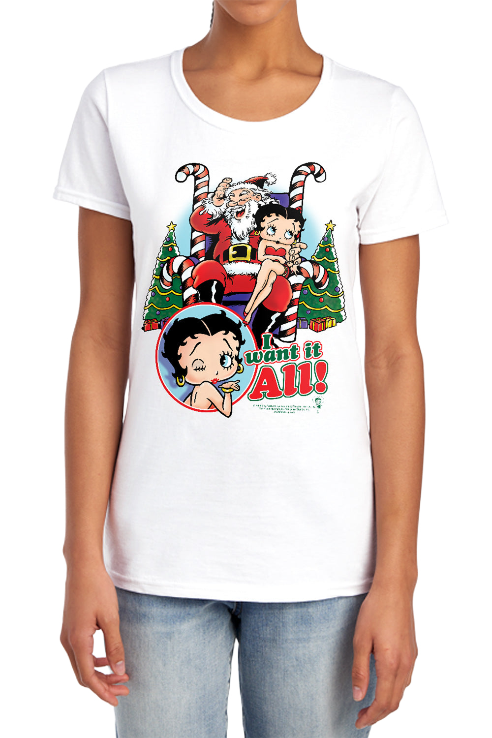 Betty Boop I Want It All - Women's T-Shirt Women's T-Shirt Betty Boop