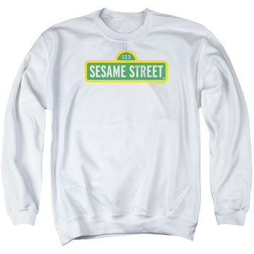 Sesame Street Logo - Men's Crewneck Sweatshirt Men's Crewneck Sweatshirt Sesame Street