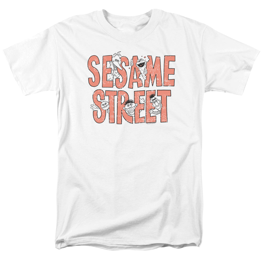 Sesame Street In Letters - Men's Regular Fit T-Shirt Men's Regular Fit T-Shirt Sesame Street
