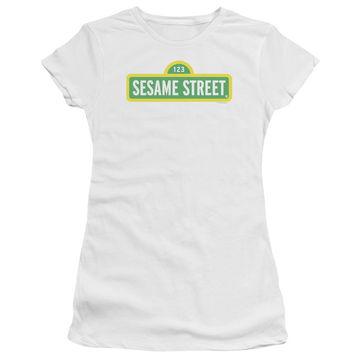 Sesame Street Logo - Juniors T-Shirt Juniors T-Shirt Sesame Street