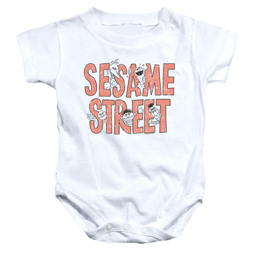 Sesame Street In Letters - Baby Bodysuit Baby Bodysuit Sesame Street