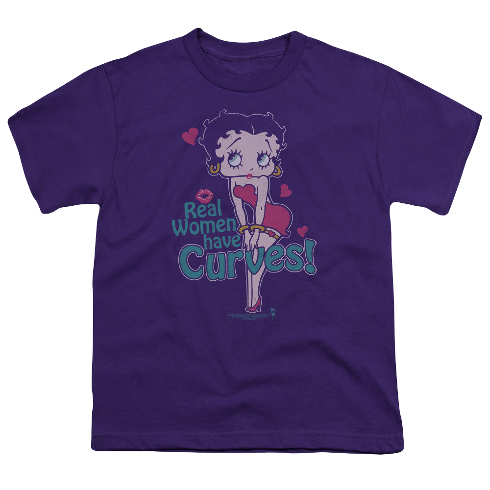 Betty Boop Curves - Youth T-Shirt Youth T-Shirt (Ages 8-12) Betty Boop