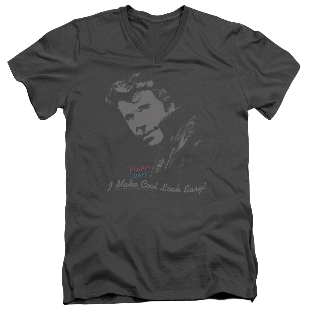 Happy Days Cool Fonz - Men's V-Neck T-Shirt Men's V-Neck T-Shirt Happy Days