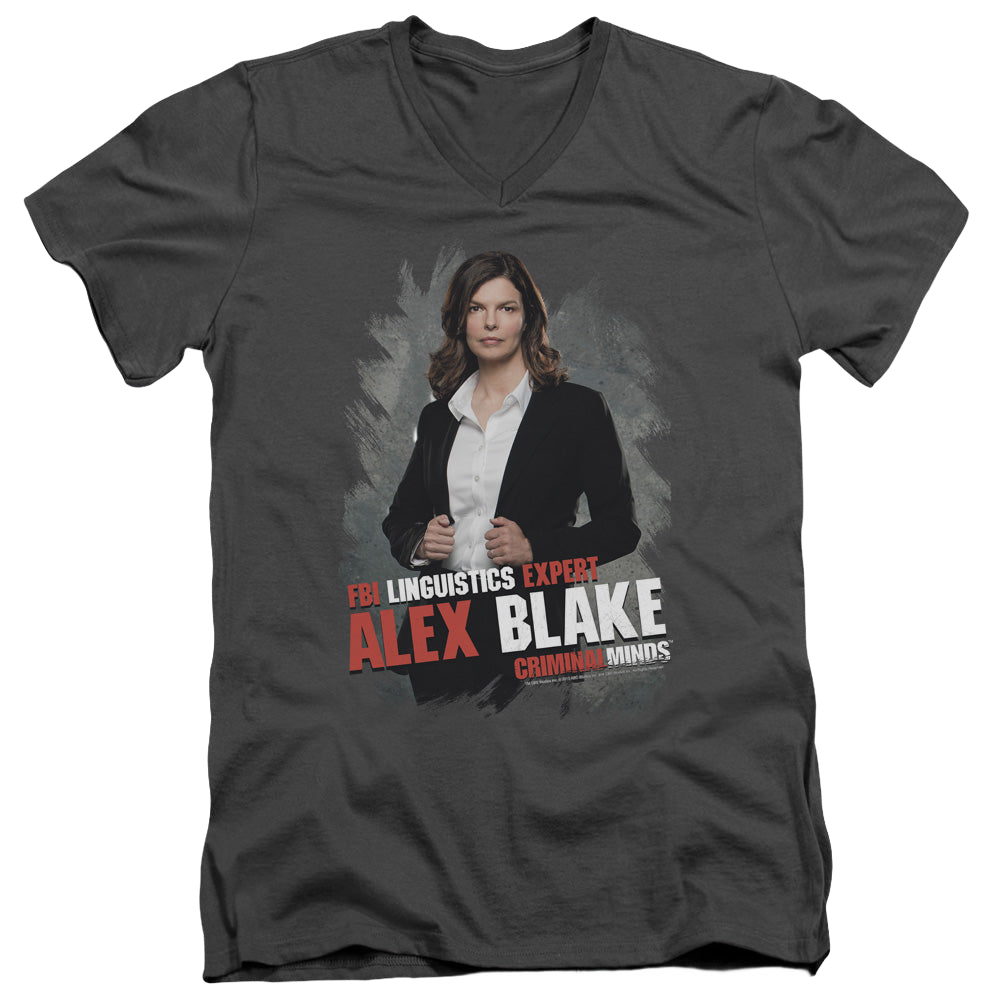 Criminal Minds Alex Blake - Men's V-Neck T-Shirt Men's V-Neck T-Shirt Criminal Minds